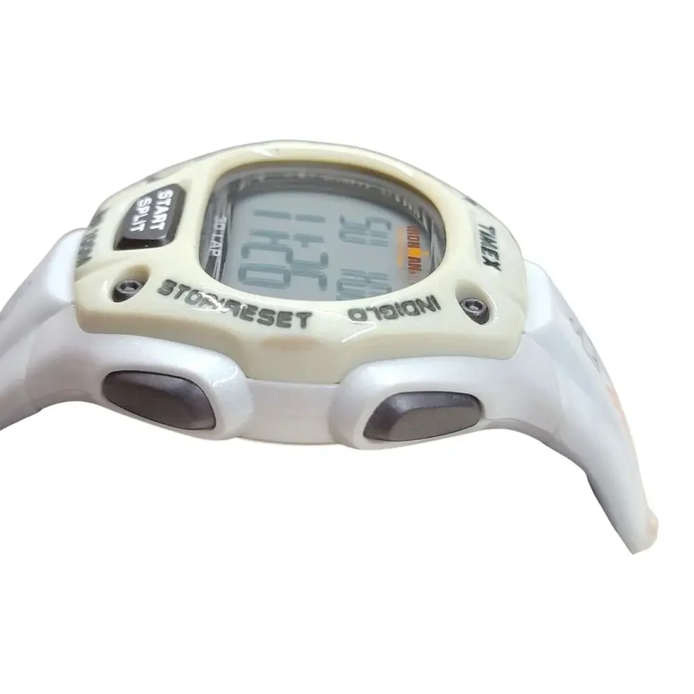 Timex Ironman Triathlon 30 Lap Watch White Arizona Tempe Midsize Broken Band